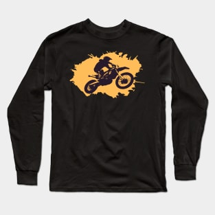 Cool dirt bike logo Long Sleeve T-Shirt